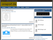 Tablet Screenshot of orisport.de